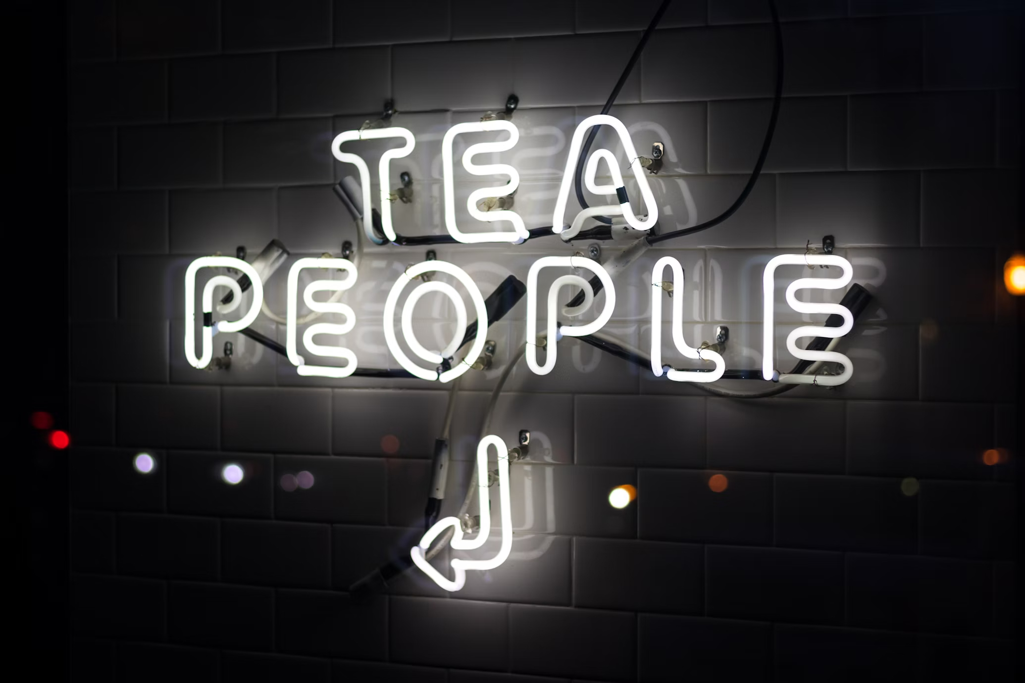 Guests enjoying tea together